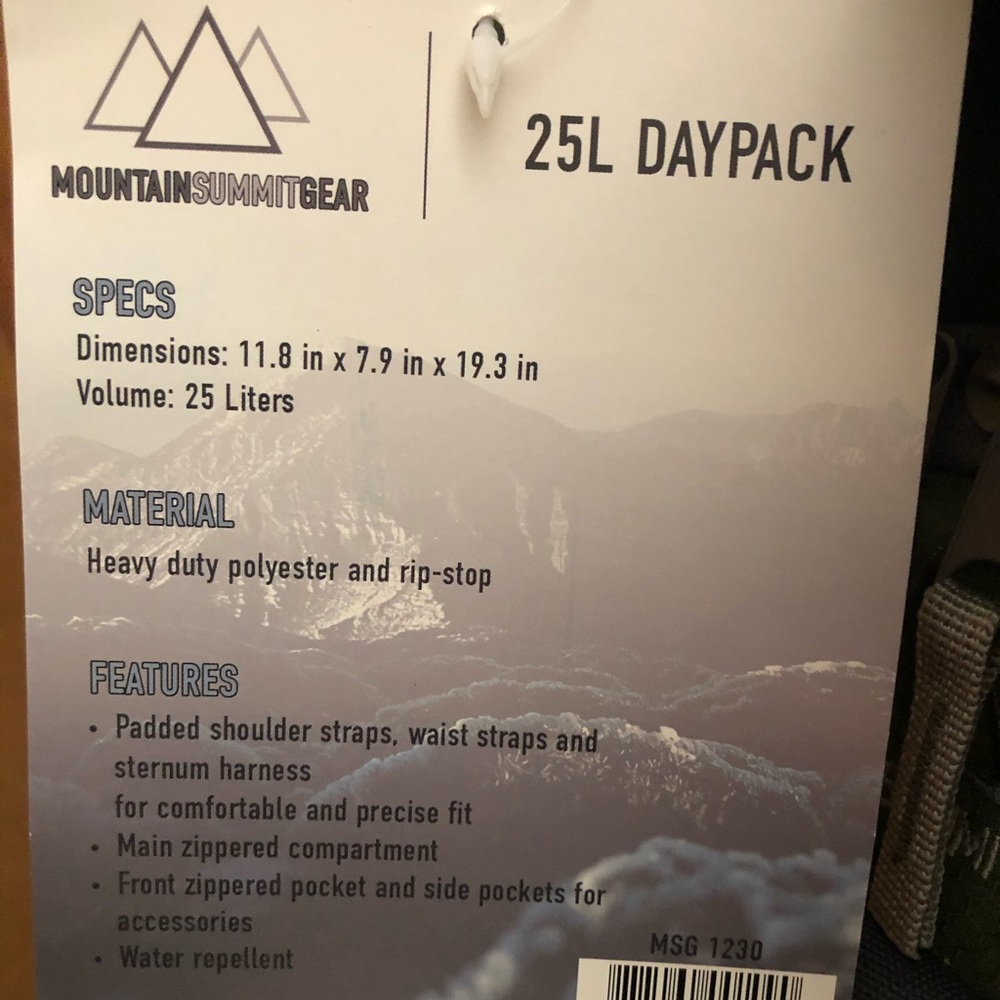 MountainSummitGear 25L DayPack - Picture 2 of 5